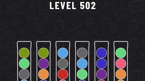 Ball Sort Puzzle Level 502 #ballsortpuzzle #ballsortpuzzlegameplay #puzzlegame #mobilegames