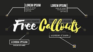 Famous 13 FREE CALLOUTS and How to Customise with Motion Tracking - Motion 5 & FCPX Templates Profile