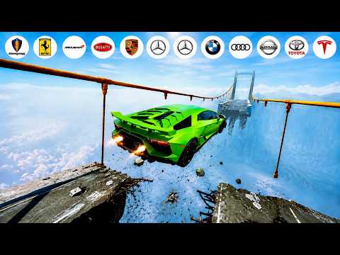 Can Any Supercar Make It Across the Broken Bridge? Part 2