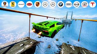 Can Any Supercar Make It Across the Broken Bridge? Part 2