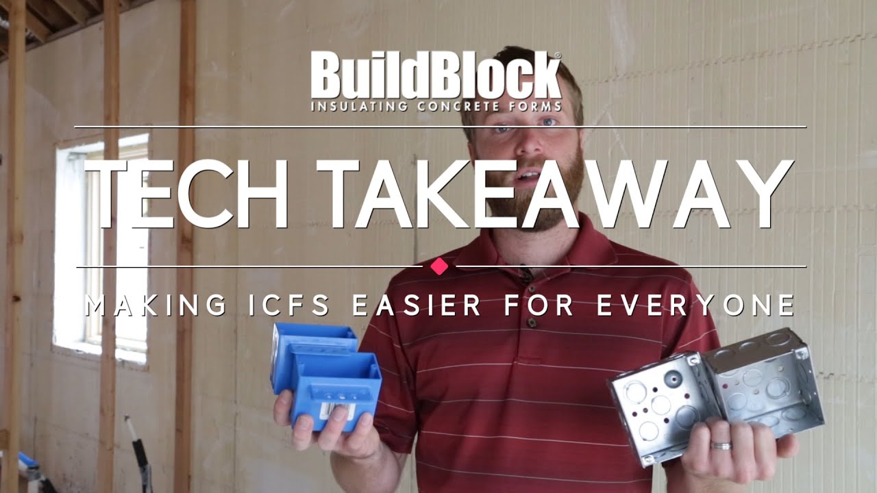 How To Install Electrical Wiring Into Icf Walls Youtube