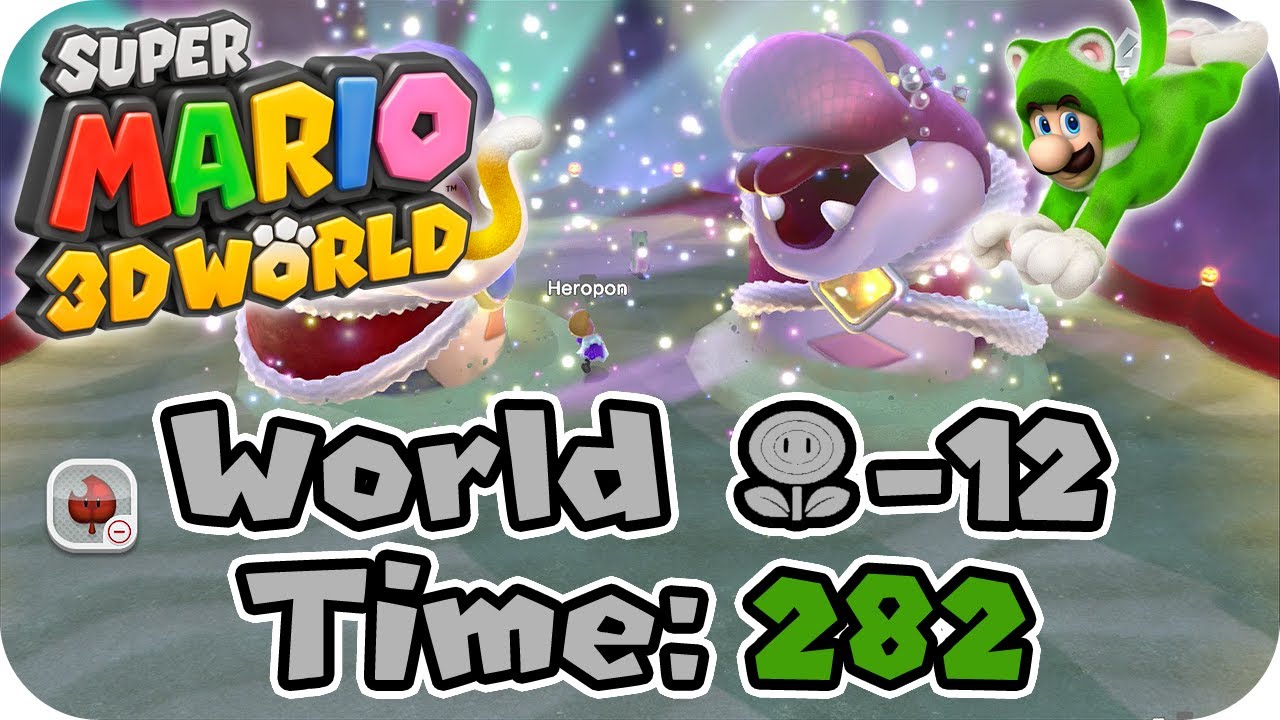 Super Mario 3D World (Flower12) Boss Blitz 282 YouTube
