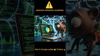 DON’T Web Scrape Amazon 😳 (Python WARNING) #shorts
