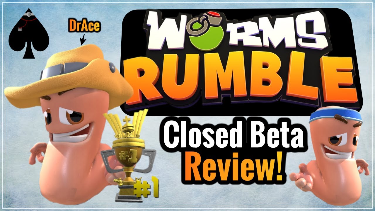Worms Rumble Closed Beta Review - Wicked Worm Warfare!