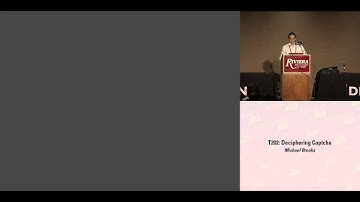 DEF CON 16 - Michael Brooks: Deciphering Captcha