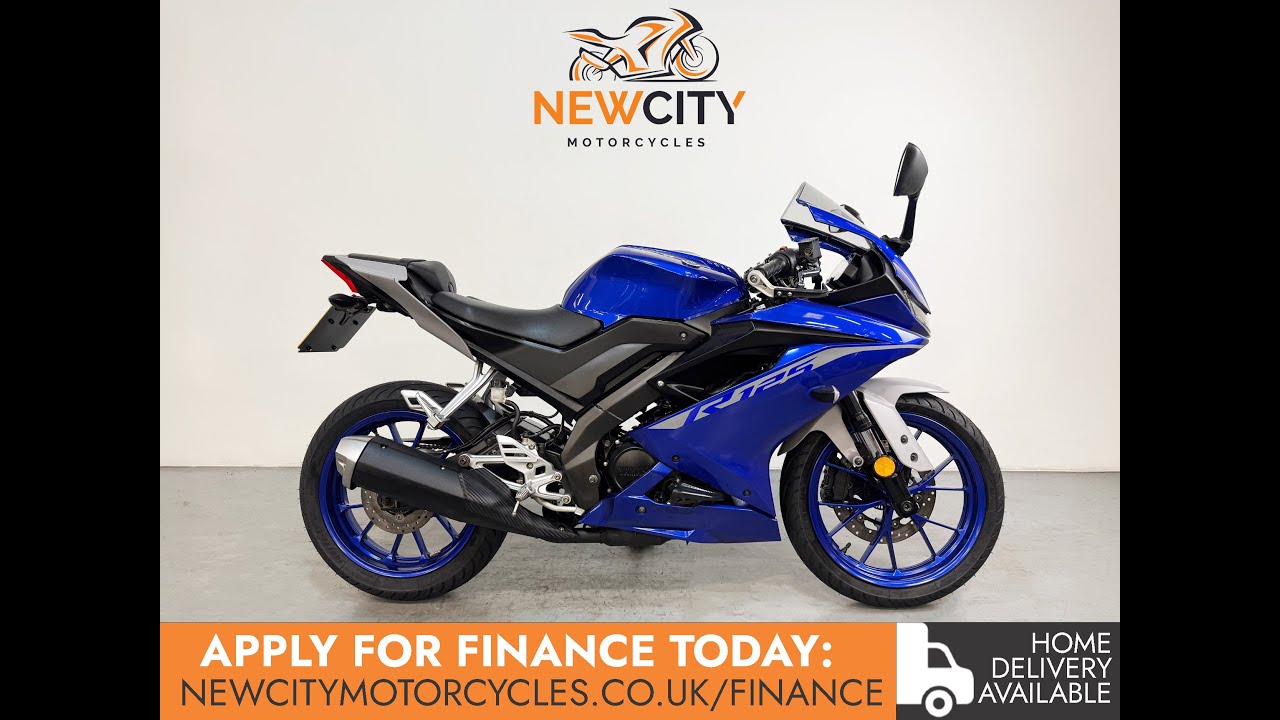 Yamaha R125 Blue 16959 Miles Used - YouTube