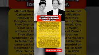 Both born September 25 — both nearly lost each other to illness #MichaelDouglas #love #devotion