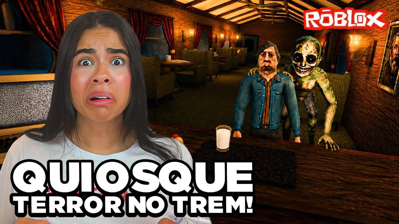 SOBREVIVA NO QUIOSQUE ASSOMBRADO NESSE TREM NO ROBLOX
