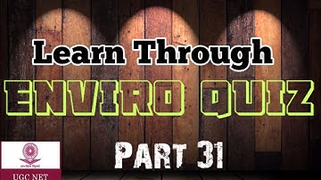 🏆The Winner is❓Environmental Science Quiz|NTA-UGC NET-JRF(Solution-31)