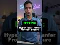 What is HTTP and HTTPS ? | Transfer Protocols in Networking and Browsing | #shorts