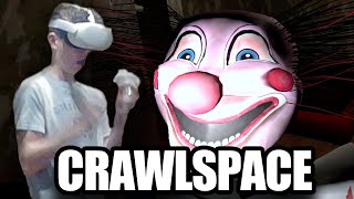 I Beat The Scariest VR Game | Crawlspace VR