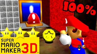 Mario Builder 64 🔨 Ascent by rovertronic 🔨 100% Walkthrough