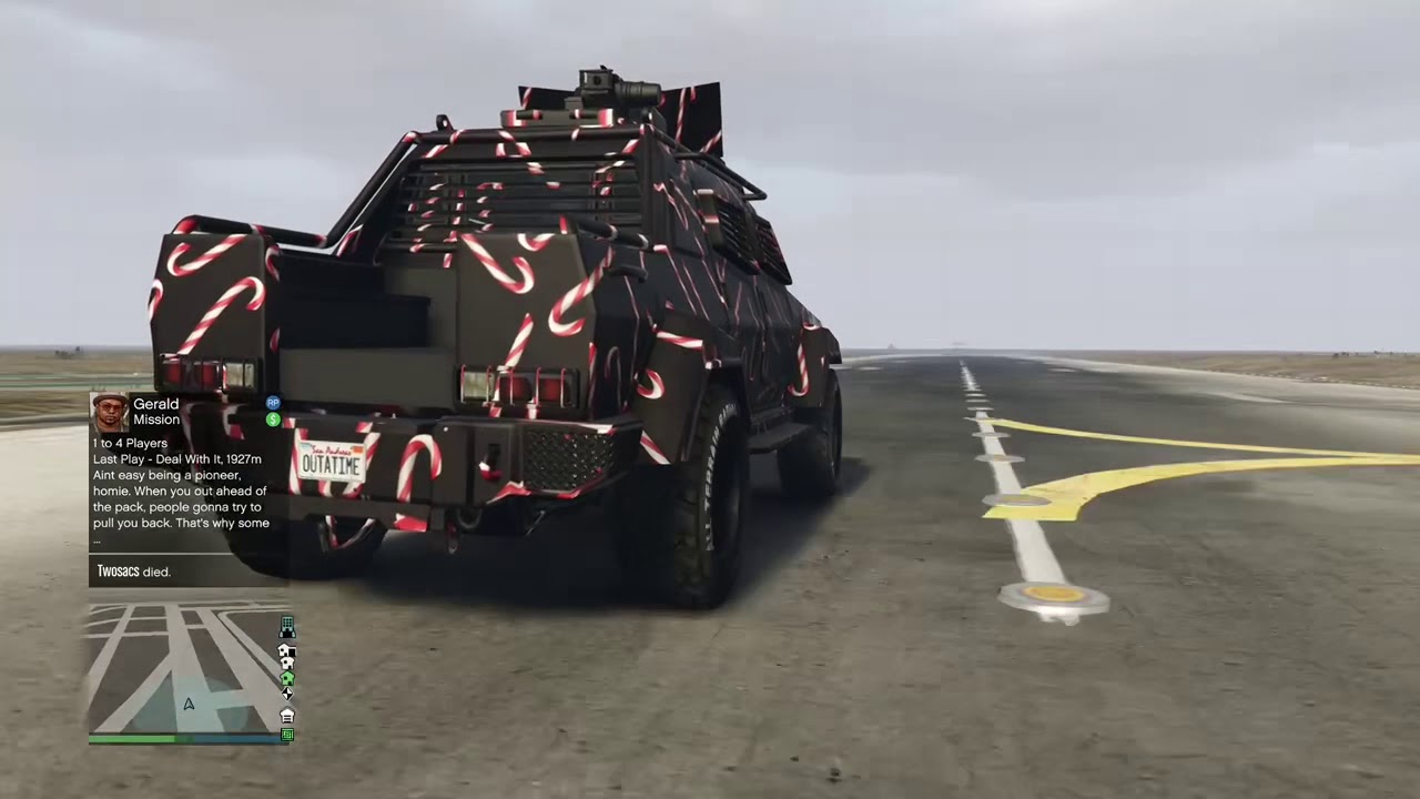 Look at the license plate and I’m just drifting