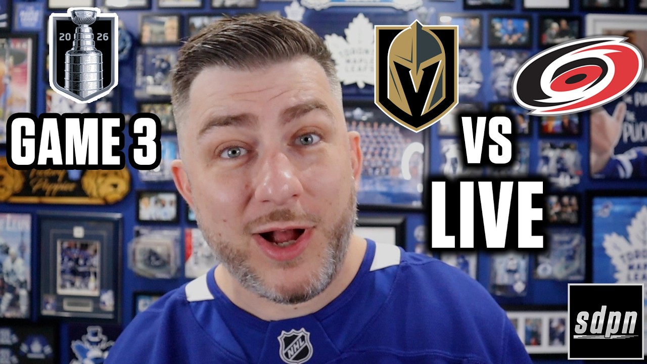 Stanley Cup Final: Hurricanes vs Golden Knights GAME 3 LIVE w/ Steve Dangle