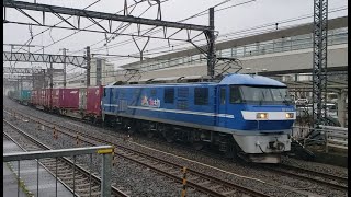 5052レ EF210-4+コキ23両 大船通過(遅れ+約211分)