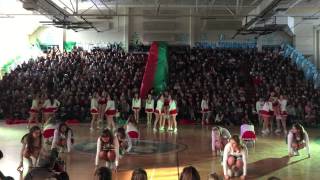 VP Cheer Unity Performance Winter Assembly 2014 1