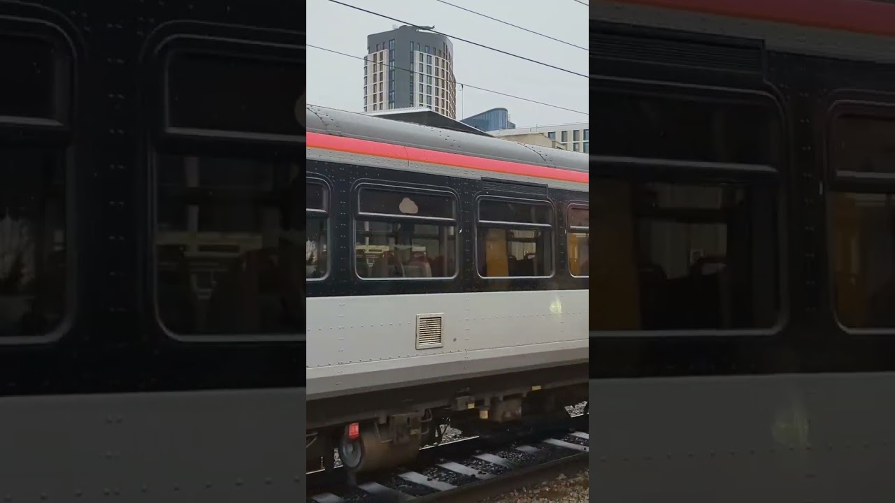 TfW 153312 passes Cardiff Central