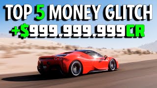 Forza Horizon 5 Money Glitch  TOP FIVE WAYS TO MAKE MONEY (TOP 5 GLITCH)