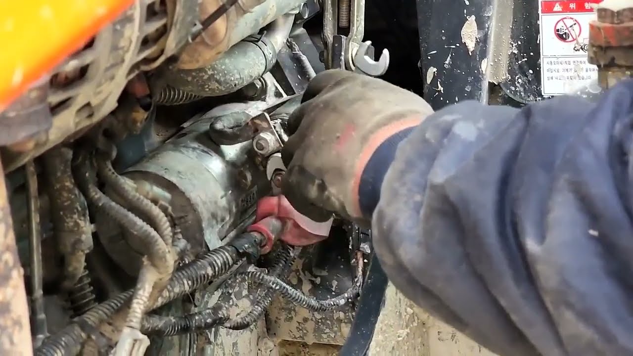 트랙터 시동 안되는 것 간단한 처리내용 (The simple solutions for NX600C tractor not starting)