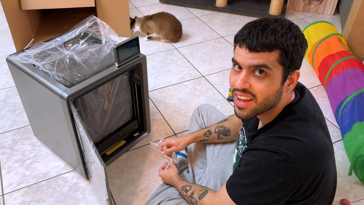 COMPREI UMA IMPRESSORA 3D E QUEBREI PORQUE SOU BURRO