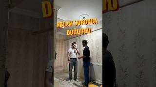 ablam sonunda doğurdu