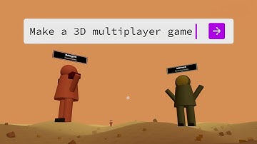 Making a 3D Online Multiplayer Game with AI in Minutes