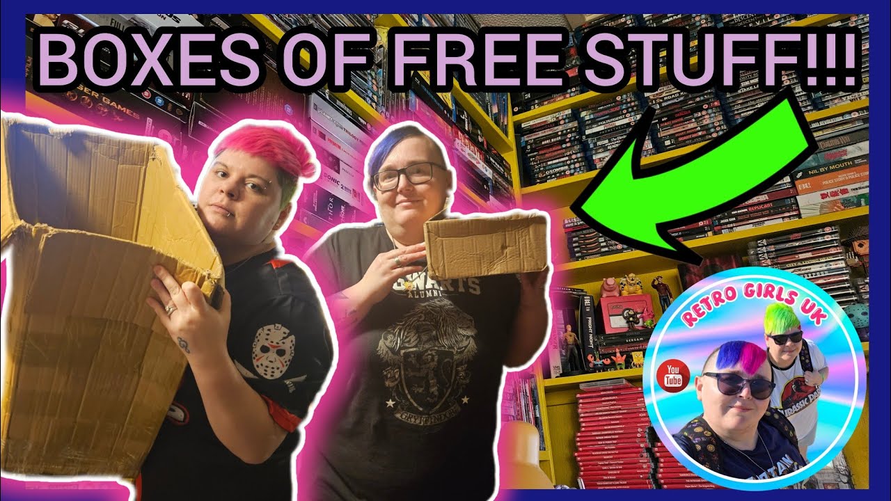 РЕТРО ВИДЕОБЛОГ #23 - Нам подарили коробки, ПОЛНЫЕ БЕСПЛАТНЫХ фильмов и компакт-дисков!! | RGUK #...