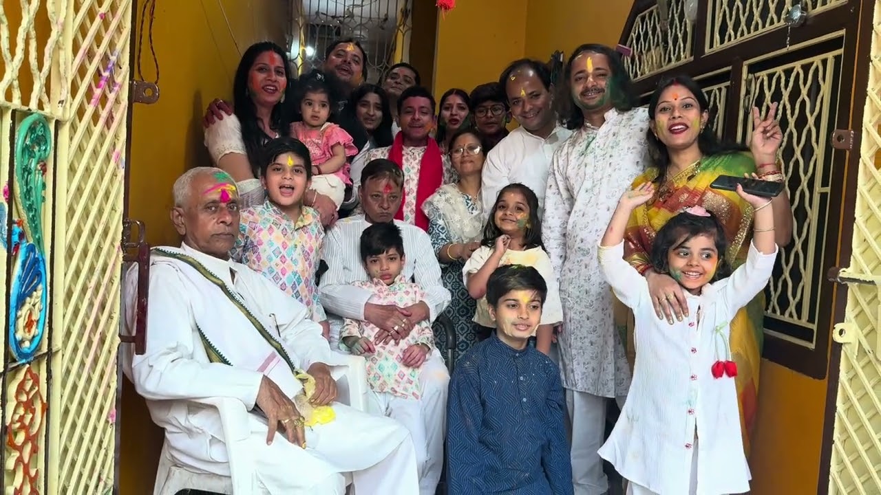 Happy Holi all family ❤️❤️