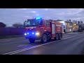 (Tatra im Einsatz / Gebäudebrand) Einsatzfahrten der Freiwilligen Feuerwehren aus Senftenberg