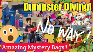PUBLIC SCHOOL DUMPSTER DIVING!! Amazing Mystery Bags!! Disney, Halloween, UNBELIEVABLE HAUL!!!