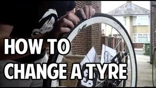 How To Change a Tyre and Inner Tube on a Fixed Gear Bike (700c)