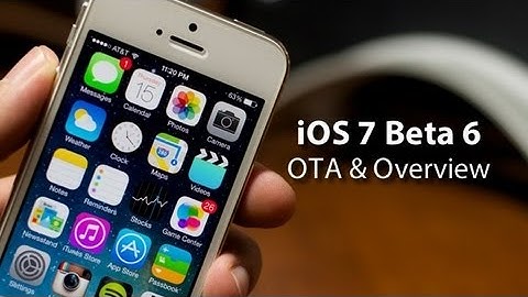 iOS 7 Beta 6 - OTA Update & Quick Overview
