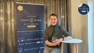 Laurens Cromheeke, hackathon participant, on joining the Hack4Wind Hackathon!