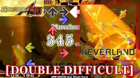 【DDR A20】 Neverland [DOUBLE DIFFICULT] 譜面確認＋クラップ