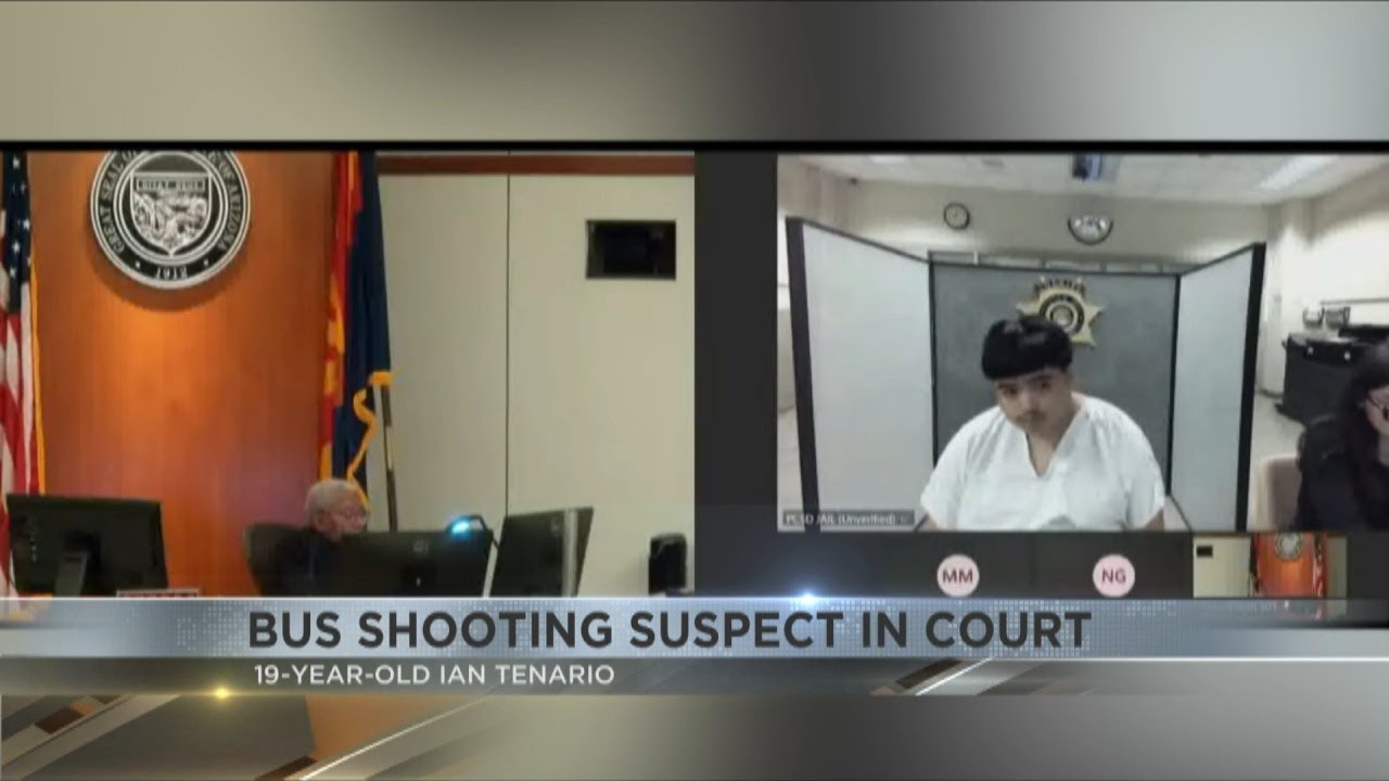 Bus shooting suspect appears in court - YouTube