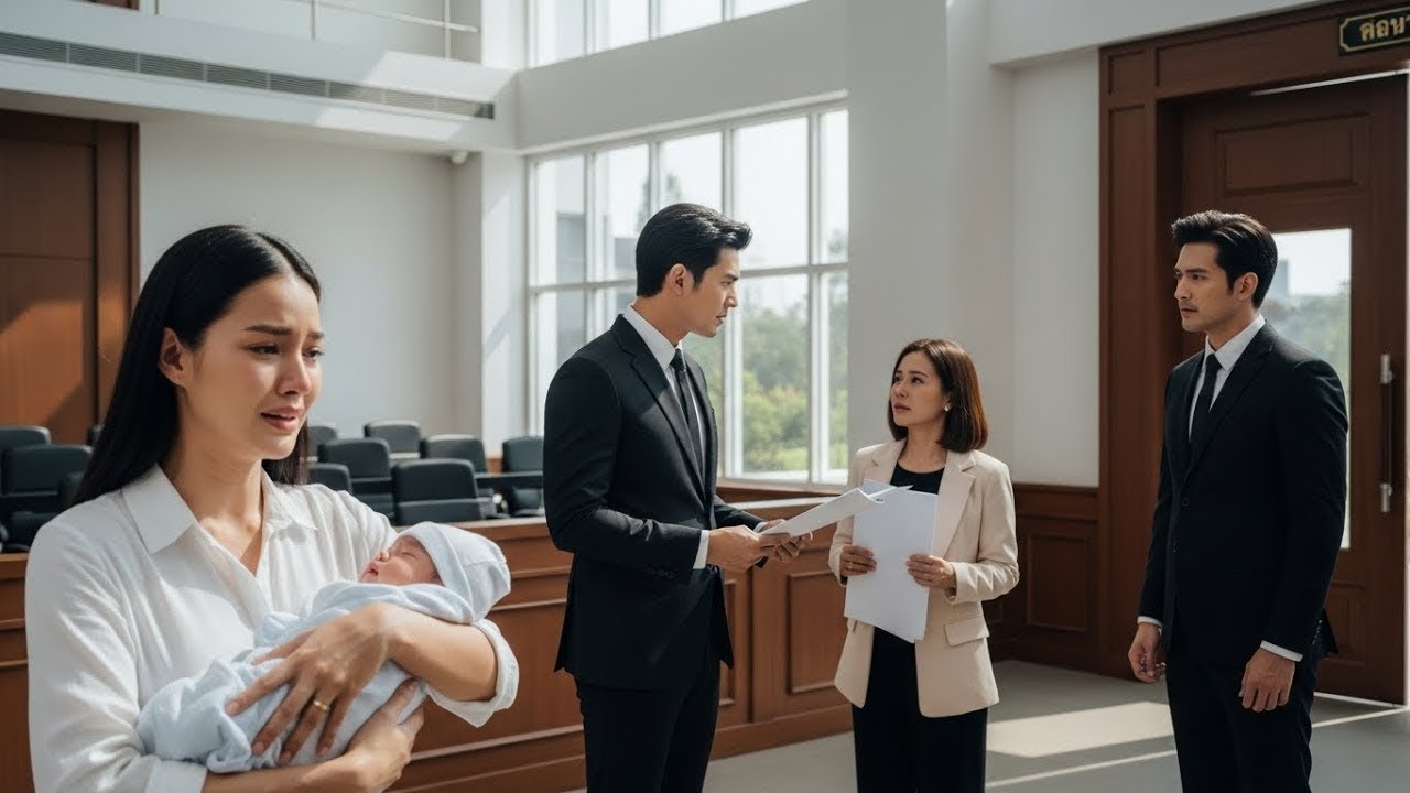เพิ่งคลอดลูก… แต่ถูกขอหย่ากลางวันเยี่ยม! คำพูดของเธอ ทำทั้งศาลเงียบกริบ   ดราม่าชีวิตจริงสะเทือนใจ