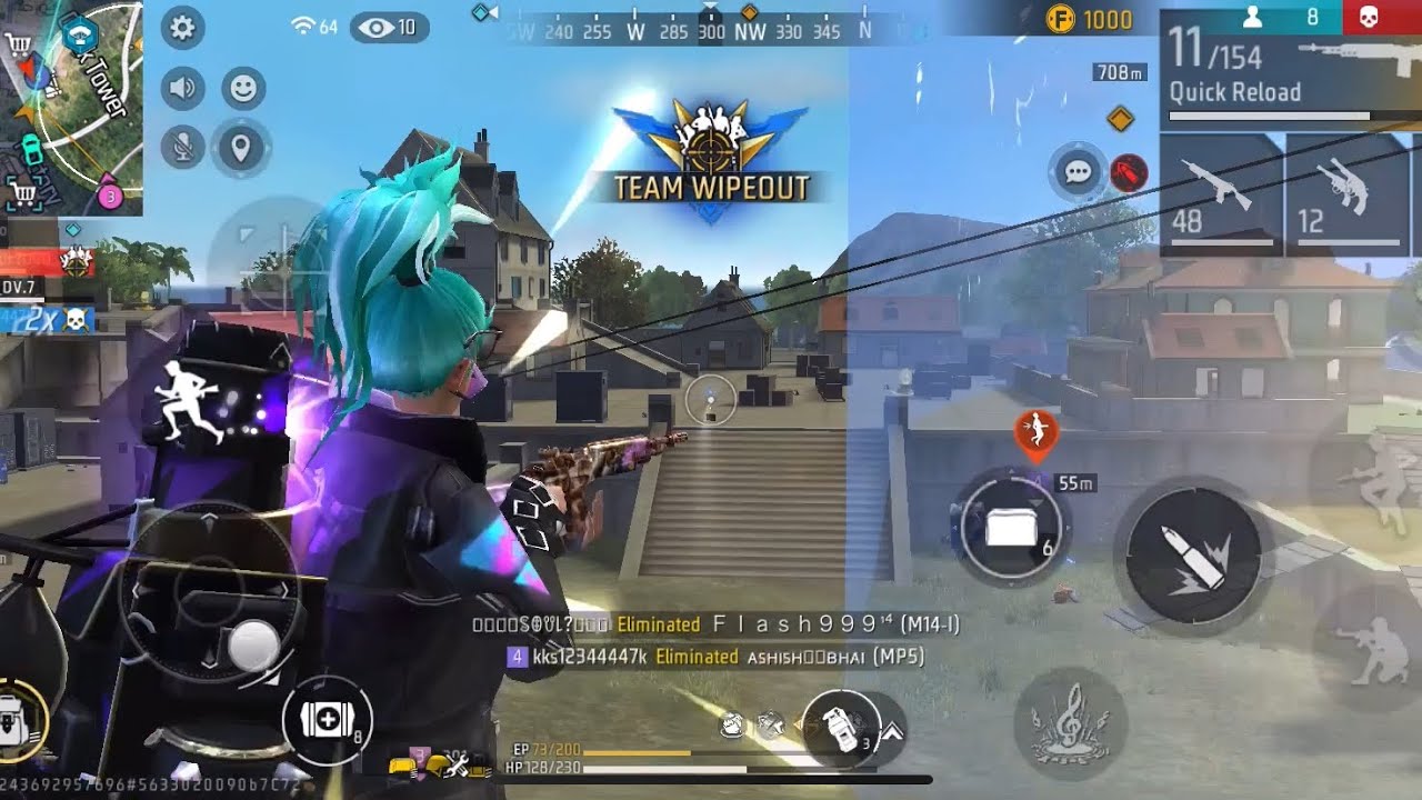 Ff Train Fight Only fight scenes in ff rank game must watch - YouTube