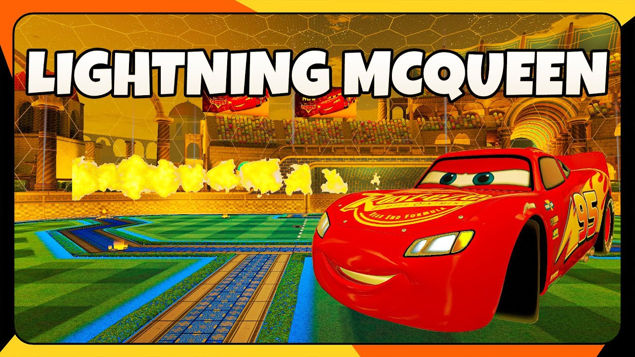 WINNING with LIGHTNING MCQUEEN in Rocket League 