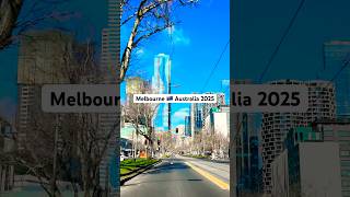 Melbourne Australia, Winter, August 2025 #beautifulcity #travel #cityview