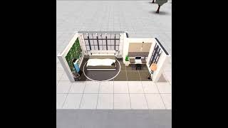 Modern Bedroom! (Bloxburg speedbuild and tour!)