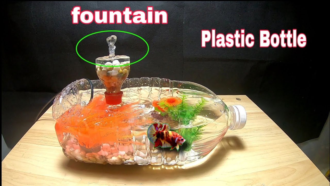 DIY PLASTIC BOTTLE FISH AQUARIUM! 