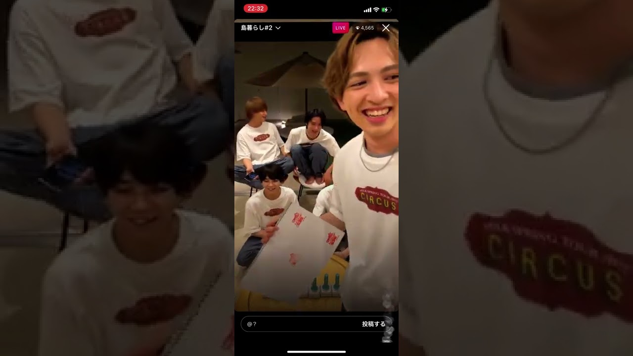 2022.4.23 M!LK 島暮らし#2 インスタライブ