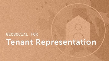 Geosocial Use Case: Tenant Rep