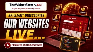 The Widget Factory Is Live…. Custom Widgets For Brilliant Directory Websites