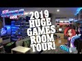 Huge 2019 Game Room Tour 2000+ Games 100+ Systems | Retro Gamer Girl