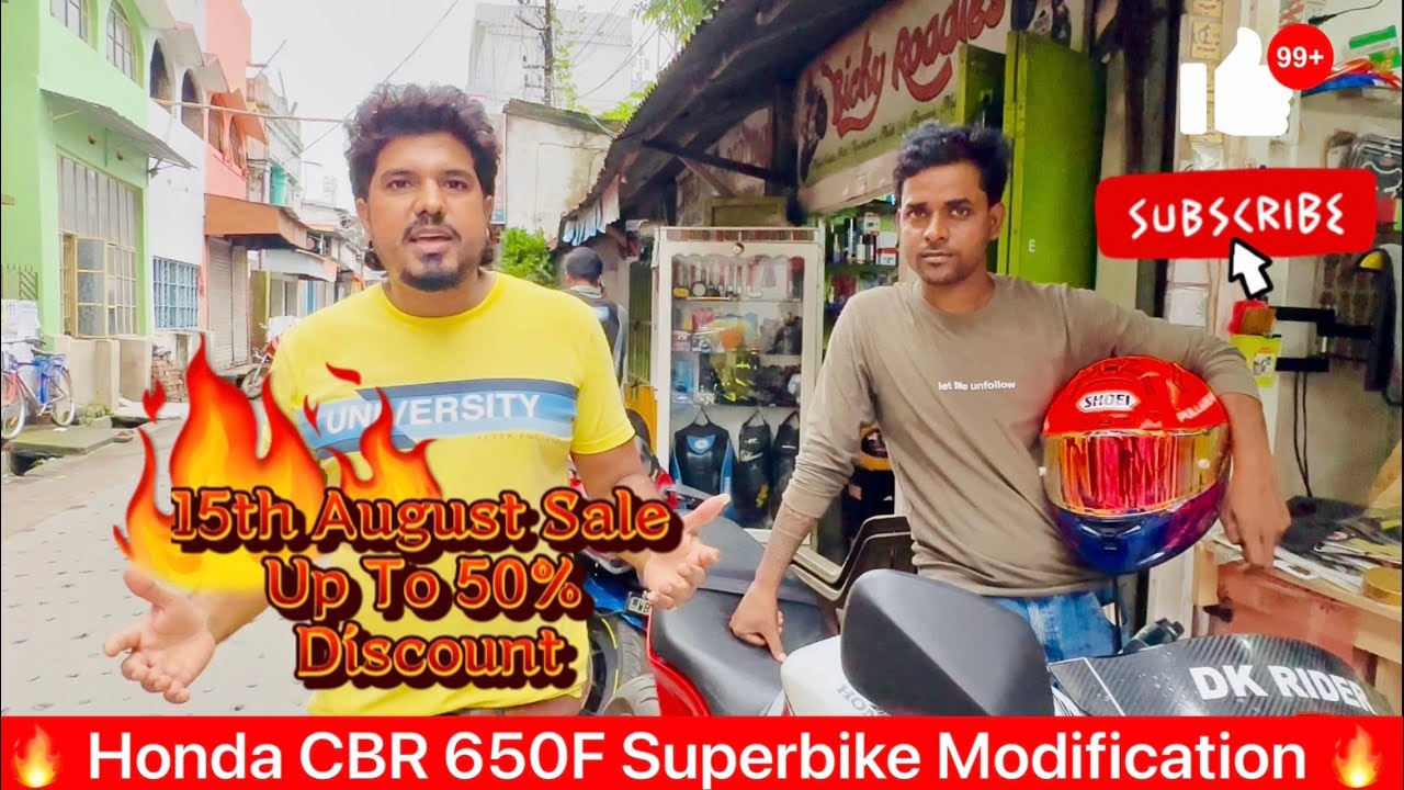 INSANE HONDA CBR 650F MODS 🚀 You Need to See! 😱 15th August Independence Day Biggest Sale 🔥 Hurry Up
