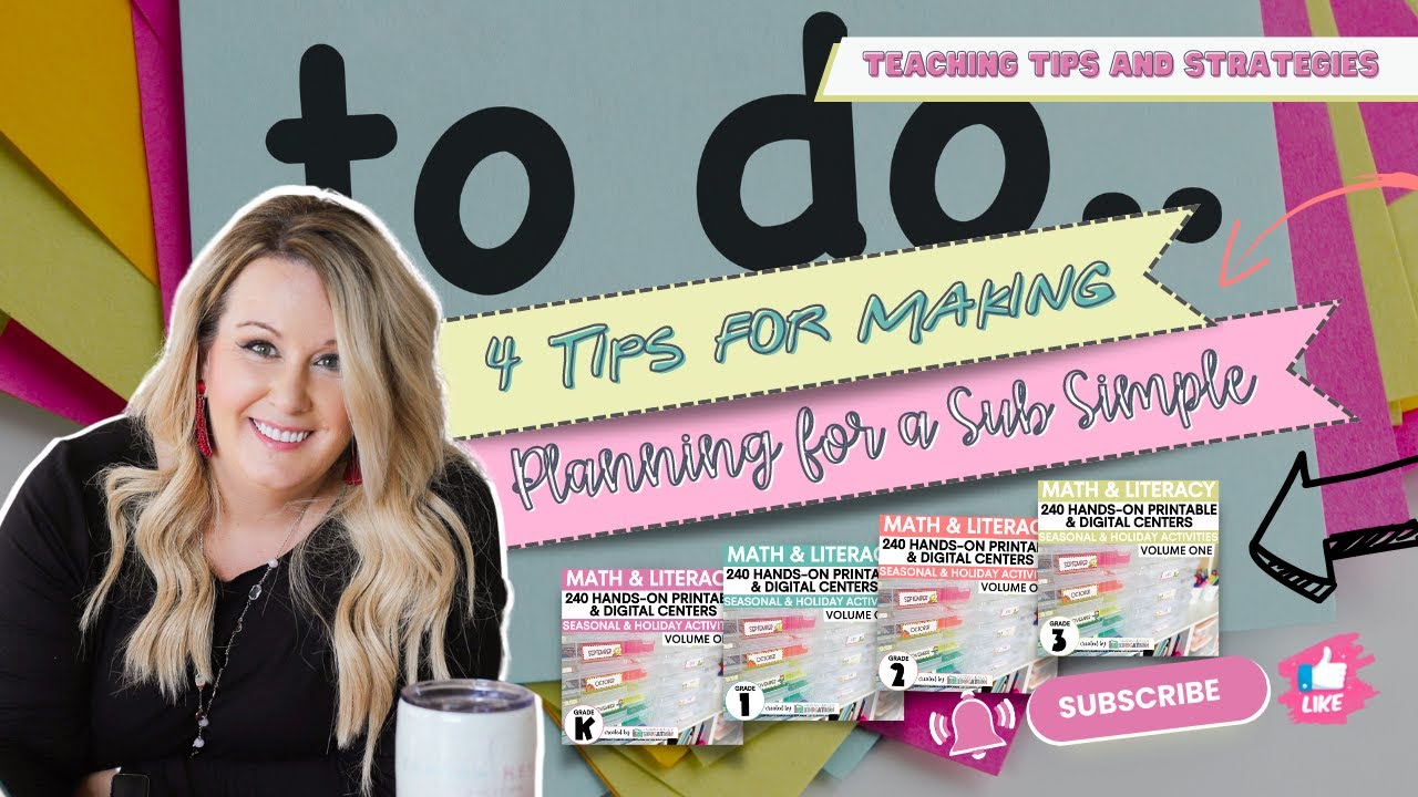 Tips for Planning for a Substitute Teacher - YouTube