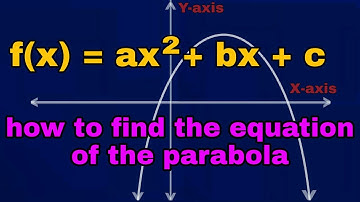 four ways to find the equation of the parabola functions grade 11 and grade 12