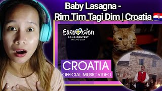 Baby Lasagna - Rim Tim Tagi Dim | Croatia 🇭🇷 | Official Music Video | Eurovision 2024 | Reaction