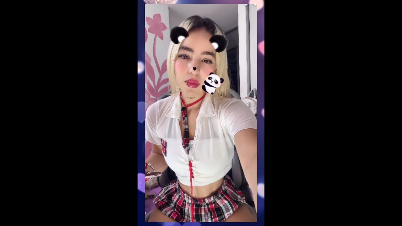 Cute Panda Filter Look 🐼✨ | Aesthetic Girl Style